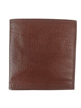 NEW Vintage Amity Men's Genuine Cowhide Leather Wallet Billfold Brown